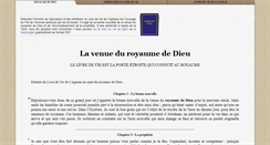 Desktop Screenshot of leroyaumededieu.fr